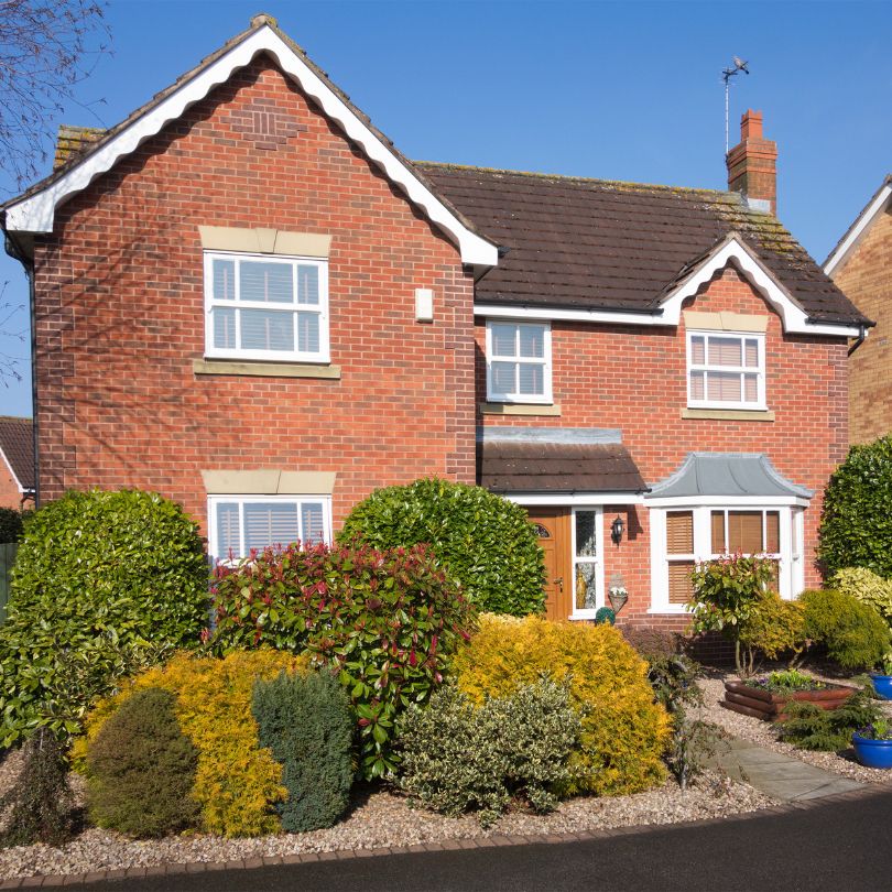 New brick and blockwork for extension walls near Bangor