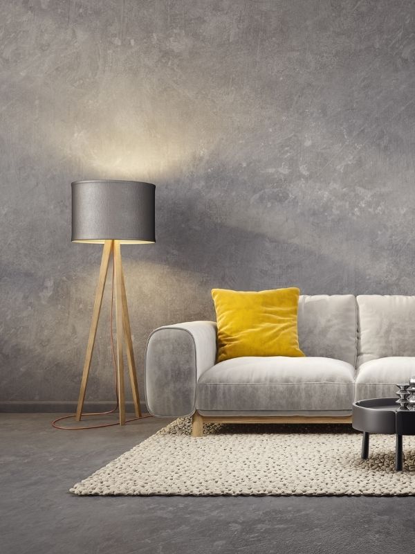 Clean plastered interior with smooth finish and crisp corners